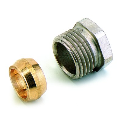 Raccord mécanique pour tube cuivre ou acier à bague métallique