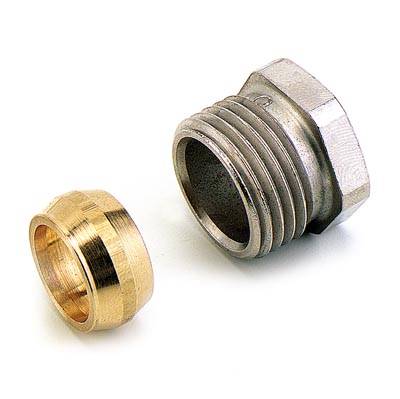 Raccord mécanique bicône pour tube cuivre ou acier