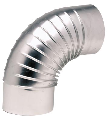 Coude plissé 90°