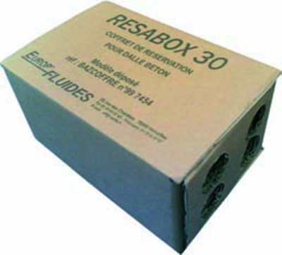 Resabox 30- Boîte de réservation carton 