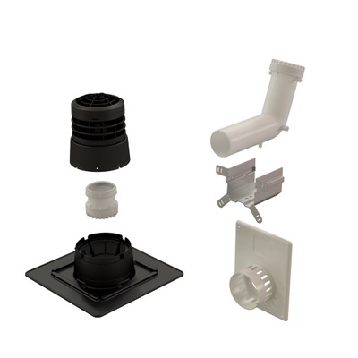 Kit 2 en 1 B22p B23p Chemilux Condensation D80mm concentrique 