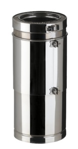 THERMINOX TI Elément droit isolé réglable 35 à 45 cm