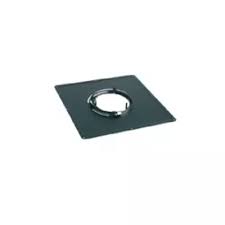 PLAQUE DE PROPRETE INOX 400X400 D130 NOIRE
