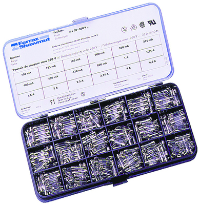 Boîte assortiment fusibles 18 calibres