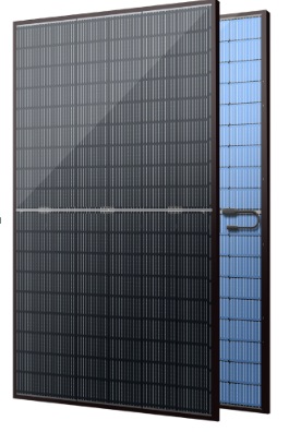 Panneau quartz bi-verre bifacial