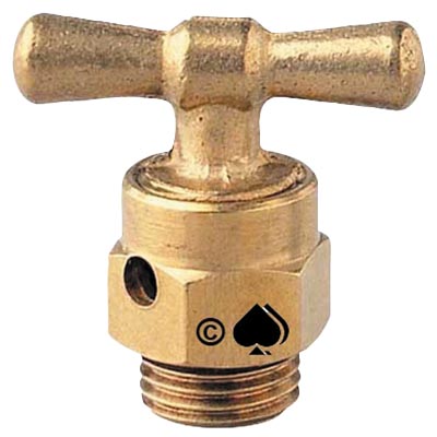 Robinet purgeur simplifié à manette
