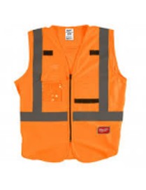 GILET HAUTE VISIBILITE ORANGE L/XL 1 PCE