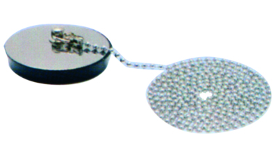 Bouchon PVC plaque inox
