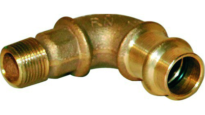 Coude 90° fileté MF