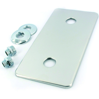 Cache Robifix inox pour parois non faïencées
