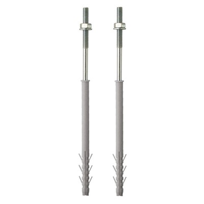Fixation radiateur sur isolant