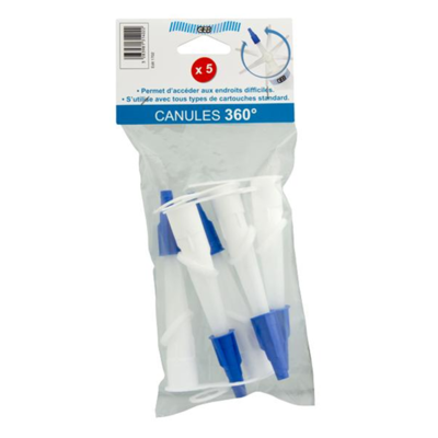 Sachet de 5 canules 360° 
