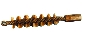 Goupillon sur tige flexible acier rond