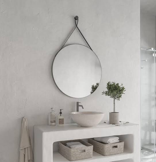 MIROIR TRENTO D80 SS ECLAIRAGE