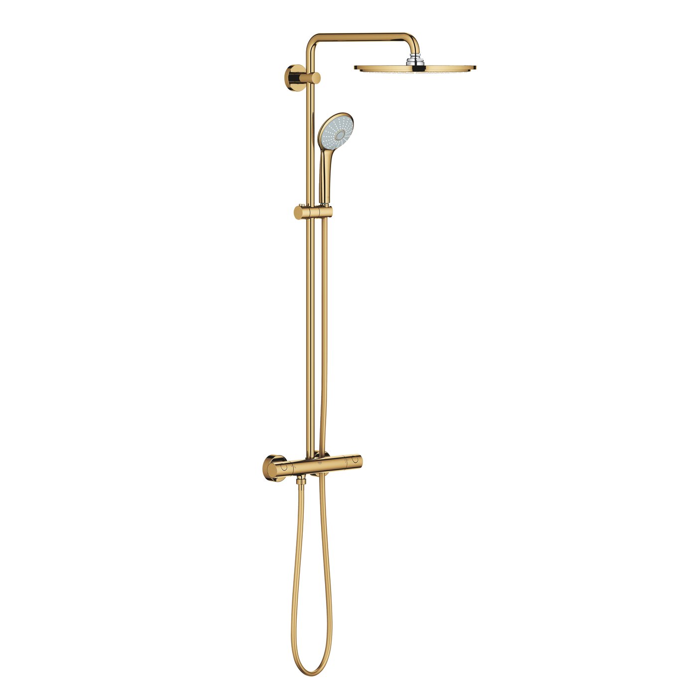 COL DOUCHE EUPHORIA 310 THERM RONDE DORE BRUSHED