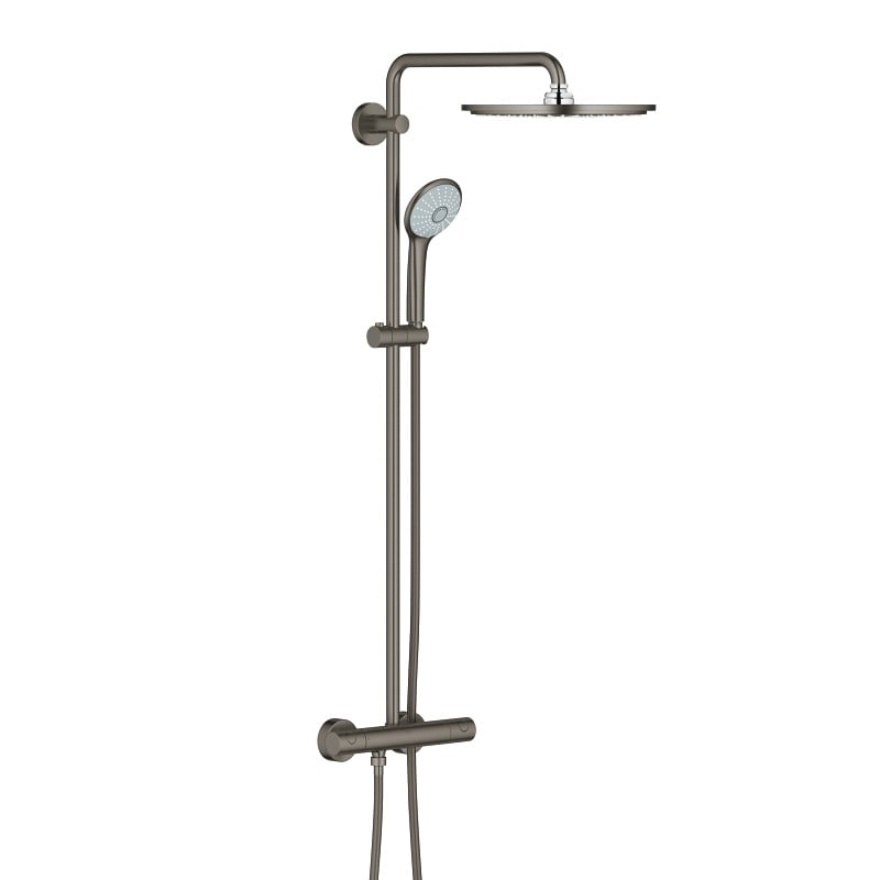 COL DOUCHE EUPHORIA 310 THERMOST RONDE ANTHRACITE