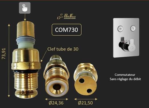 CARTOUCHE THERMOSTATIQUE REF CT730RDA