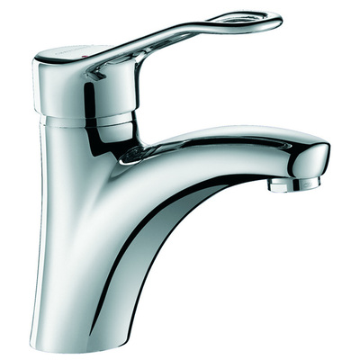 Mitigeur lavabo sur table bec fixe H85