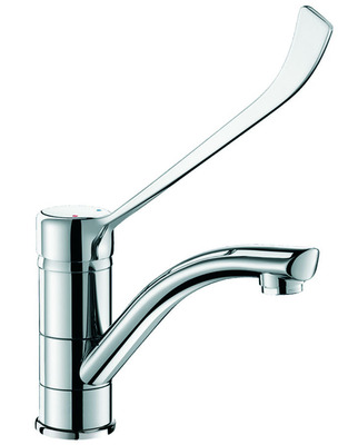 Mitigeur évier et auge à bec orientable
