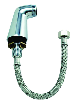 Raccord colonnette confort avec flexible serti la pièce