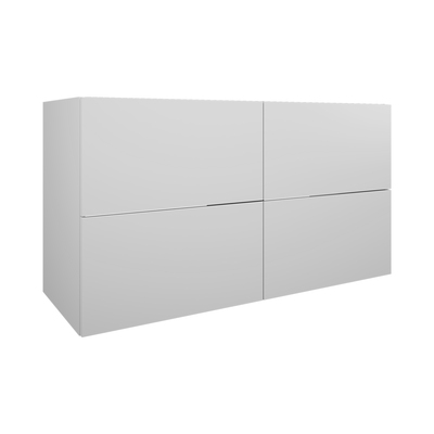 Meuble sous vasque - pour plan double vasque - 4 tiroirs - Domao