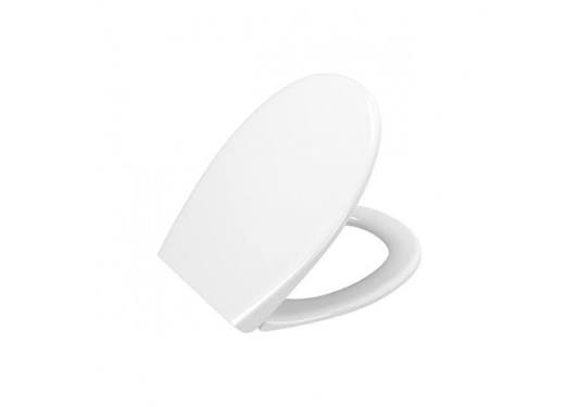 ABATTANT CONFORMA DBLE BLANC CHARNIERES METAL